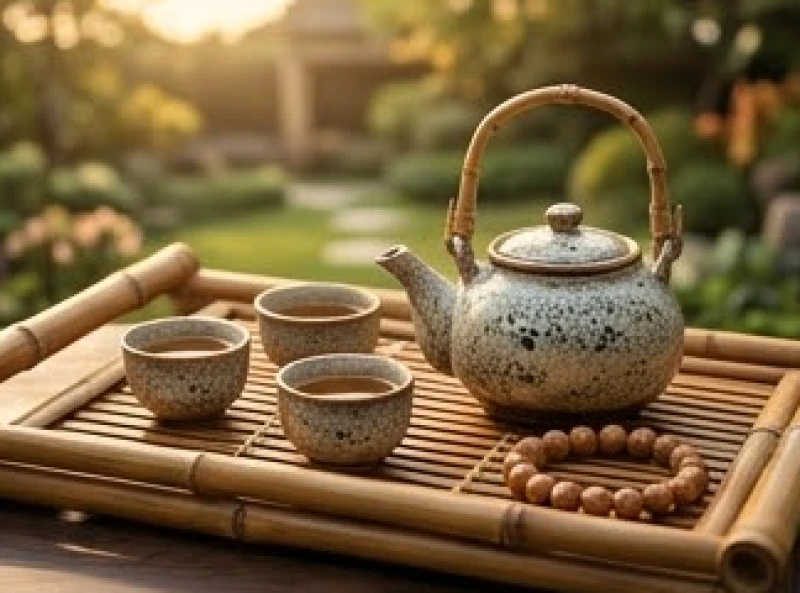 Tử vi trọn đời tuổi Đinh Mùi 1967 nữ mạng: Diễn biến & vận hạn 4 Bát tràng gốm sứ cổ và chuỗi hạt bồ đề đặt trên khay tre mang lại cảm giác bình an thư thái