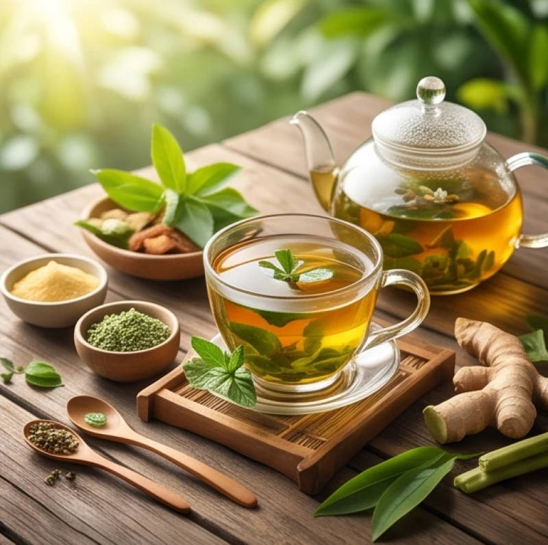 Bữa ăn dinh dưỡng và ấm trà thảo mộc giúp tăng cường sức khỏe bảo toàn tài lộc
