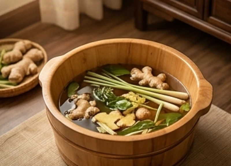 Các thảo dược ngâm chân truyền thống giúp tăng tuần hoàn máu và làm dịu cơn đau nhức xương khớp