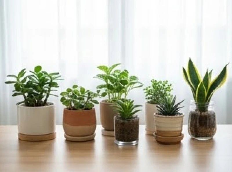 Cây để bàn hợp tuổi Hợi: Chọn chuẩn ngũ hành và giải xung khắc 1 Sự kết hợp hài hòa giữa màu sắc lá cây và chất liệu chậu trồng quyết định năng lượng phong thủy trên bàn làm việc