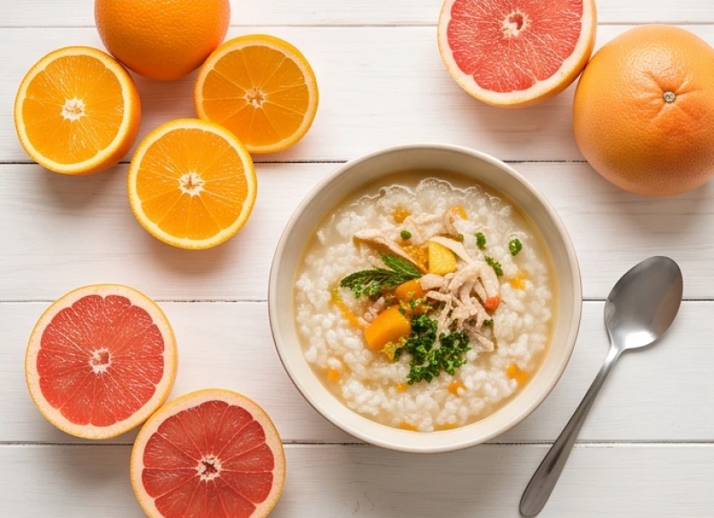 Các thực phẩm giàu đạm lành tính và trái cây chứa vitamin C giúp đẩy nhanh quá trình gom form mũi sau phẫu thuật