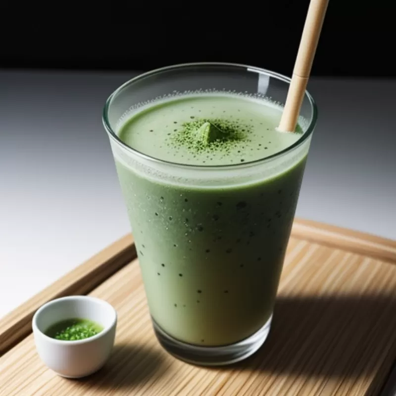 Chè matcha ngọc trai đã hoàn thành