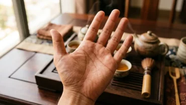 Cận cảnh bàn tay nổi bật các đường chỉ tay giàu có mang lại may mắn và tài lộc