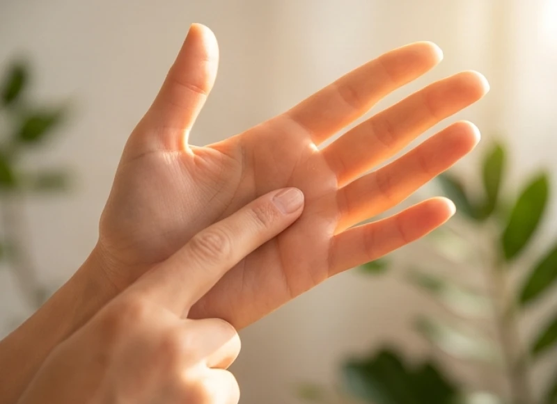 Đường tiền tài có đuôi cá vươn thẳng lên gò Thái Dương dưới gốc ngón áp út