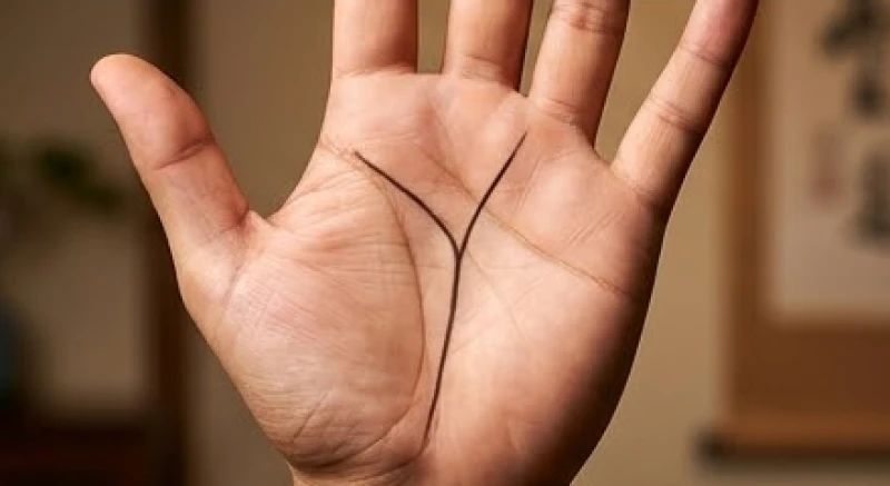 Đường sự nghiệp có hai đường: Luận ý nghĩa và mốc tuổi phát vượng 4 Lòng bàn tay với đường sự nghiệp rẽ thành hai nhánh thể hiện sự phát triển công việc đa dạng
