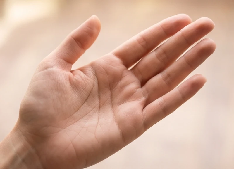 Bàn tay nữ giới có nét tướng đường sự nghiệp chạm đường tâm đạo