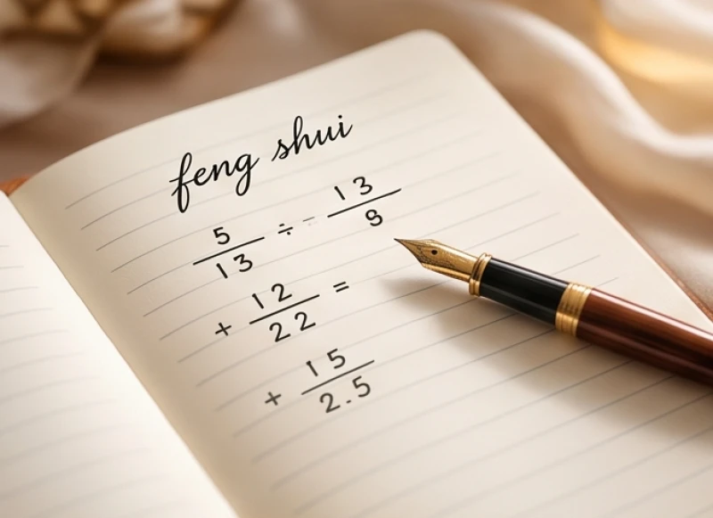 Sổ tay ghi chép cẩn thận các con số tuổi mụ và phép tính phong thủy để chọn mốc thời gian an toàn làm đám cưới