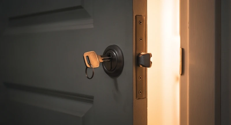 Mơ thấy mất chìa khóa: Giải mã điềm báo tốt xấu và con số may mắn 5 Cánh cửa từ từ hé mở dù trên ổ khóa vẫn còn cắm một nửa chiếc chìa khóa bị gãy đôi