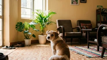 Chó cưng lê mông trên sàn nhà giúp giải đáp chó lê trôn là điềm gì theo góc nhìn khoa học và dân gian