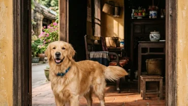 Hiện tượng chó vào nhà là điềm gì mang lại may mắn và vượng khí cho không gian sống của gia đình