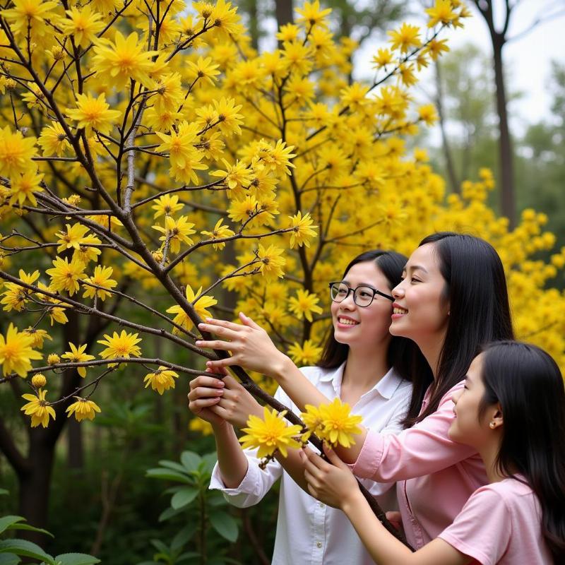 Chọn cành mai đẹp đón Tết