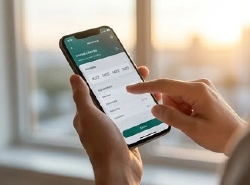 Màn hình điện thoại hiển thị tính năng lọc 4 số cuối để tìm tài khoản ngân hàng