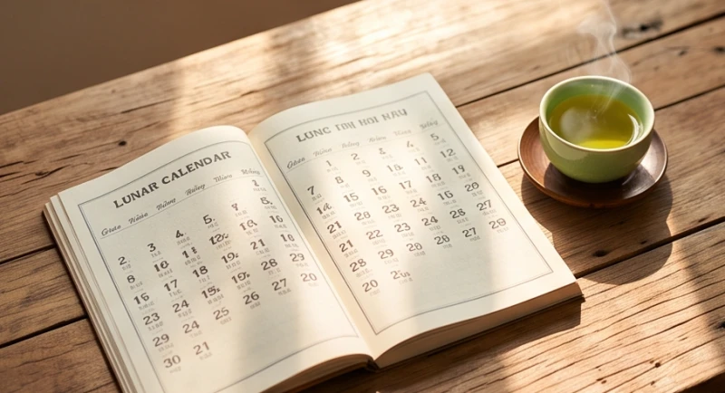 Văn khấn chuộc nhà khi mượn tuổi: Toàn văn bài khấn và mẫu giấy 3 Cuốn lịch vạn niên mở ra trang ghi ngày giờ hoàng đạo Đại An và Tốc Hỷ