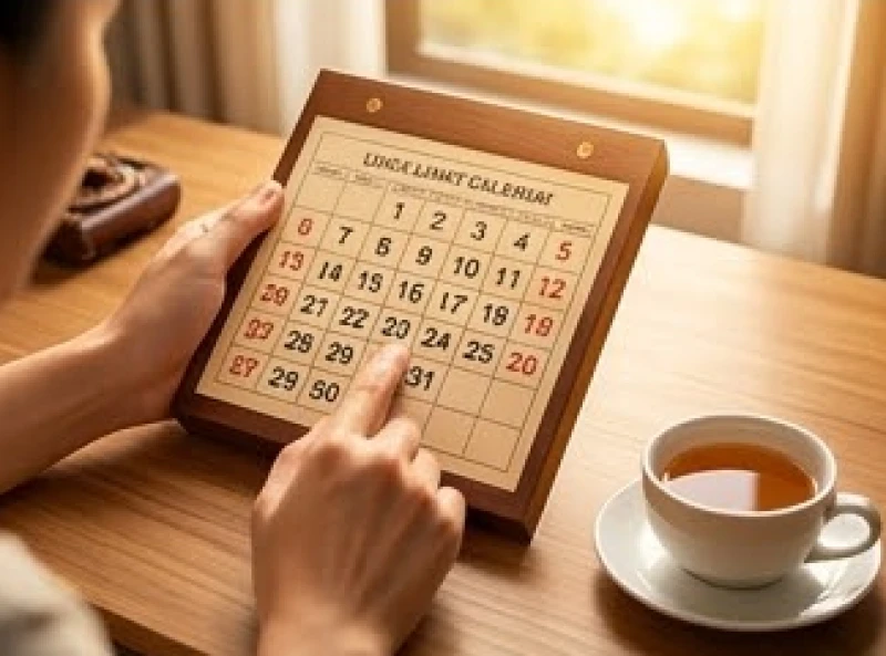 Xem lịch âm để chọn ngày tốt và giờ hoàng đạo Thìn Tỵ cho lễ thắp hương mở hàng đầu năm