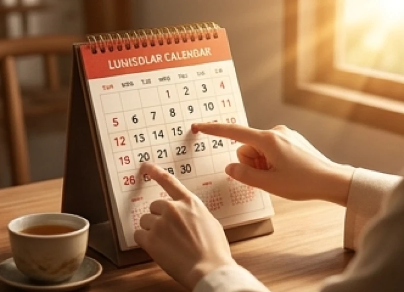 Gia chủ tuổi Mão cẩn thận chọn giờ hoàng đạo trên cuốn lịch vạn niên