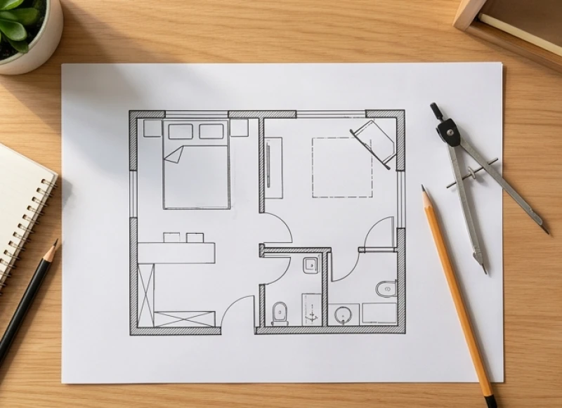 Sơ đồ mô phỏng các hướng phòng ngủ giúp cha mẹ định vị tọa độ sao Văn Xương