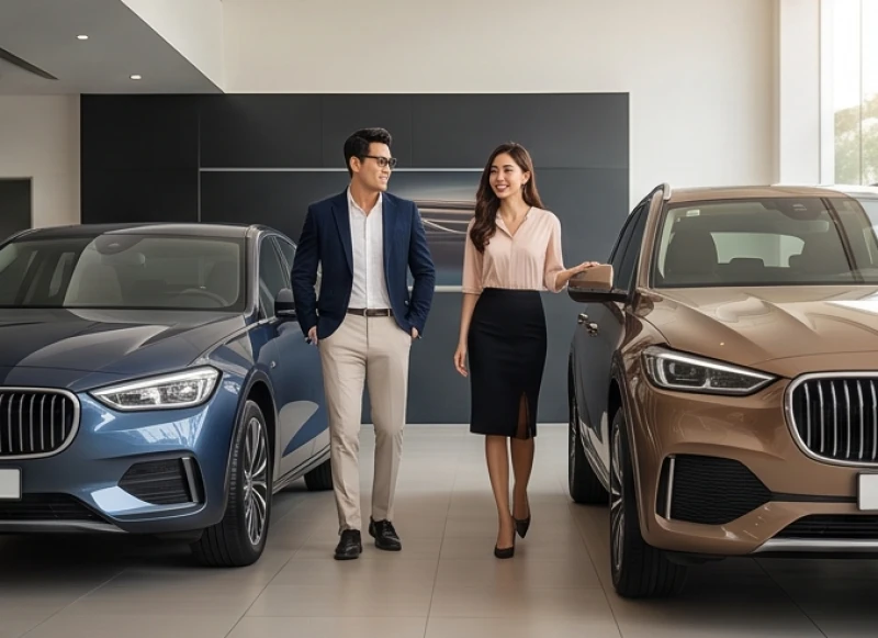 Sự khác biệt về màu sắc xe hơi khi xét theo cung phi bát trạch của nam và nữ