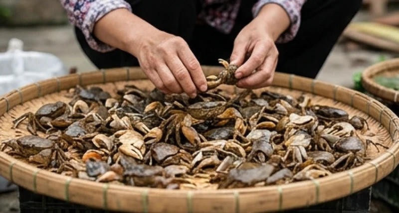 Hành động chọn mua cua đồng lanh lẹ tại chợ nông thôn phản ánh nhiều cơ hội việc làm đang mở ra