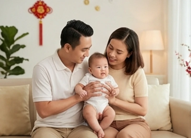 Gia đình êm ấm và hạnh phúc nhờ đứa trẻ mang tuổi lục hợp làm cầu nối hóa giải xung khắc
