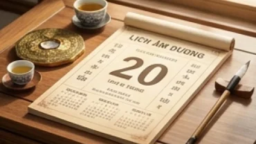 Gia chủ xem lịch vạn niên và la bàn phong thủy để chọn ngày tốt cho tuổi mão chuẩn xác