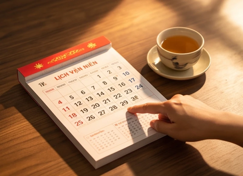 Văn khấn xả tang: Bài cúng chuẩn, sắm lễ và cách xử lý bàn thờ 4 Tra cứu lịch vạn niên để chọn ngày giờ hoàng đạo cử hành lễ xả tang tránh các ngày xung khắc