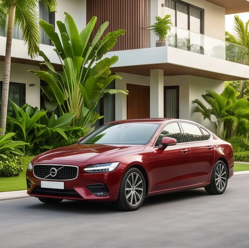 Chiếc xe ô tô sang trọng màu đỏ mận mang lại may mắn và an toàn cho người lái thuộc mệnh Hỏa