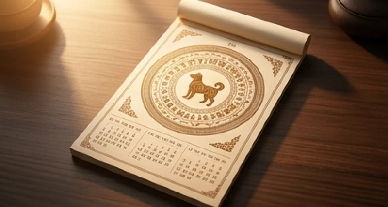 Tuổi Tuất sinh năm bao nhiêu: Bảng tra cứu mệnh và tử vi 2025 1 Bảng lịch vạn niên truyền thống hiển thị các mốc thời gian đặc trưng của người tuổi Tuất