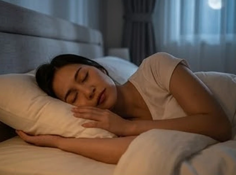 Ngủ mơ nhiều có hại không: Dấu hiệu bệnh lý & cách khắc phục 1 Phụ nữ đang chìm vào giấc ngủ sâu trong giai đoạn chuyển động mắt nhanh