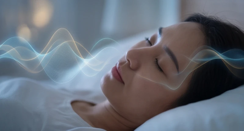 Mơ thấy người bệnh khỏe lại: Ý nghĩa điềm báo & bộ số may mắn 5 Sơ đồ mô phỏng sóng não êm dịu khi con người chìm vào giai đoạn giấc ngủ sâu