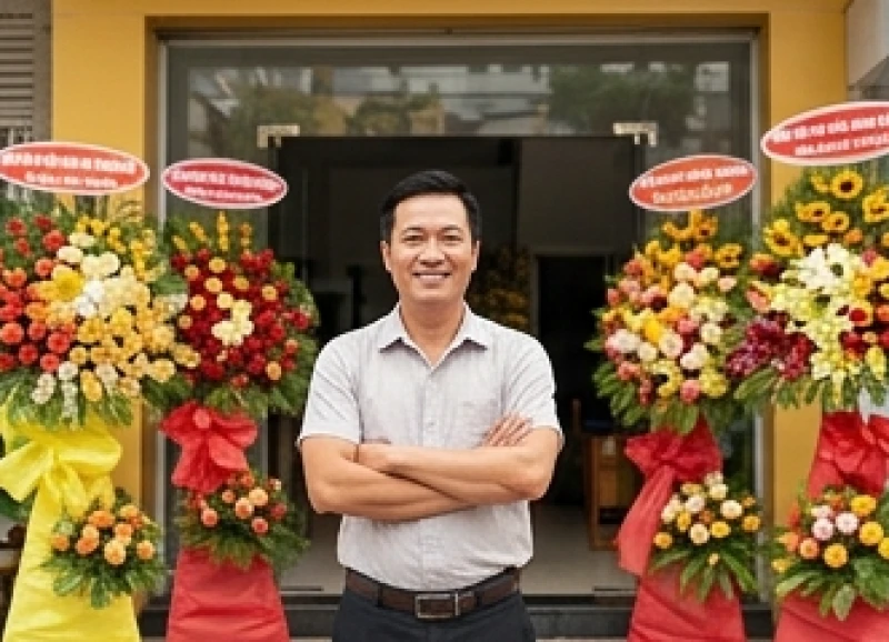 Tuổi Thân Khai Trương Ngày Nào Tốt: Lịch Mở Hàng & Văn Khấn 4 Chủ doanh nghiệp thành tâm thắp hương trong ngày mở cửa hàng mới cầu buôn may bán đắt