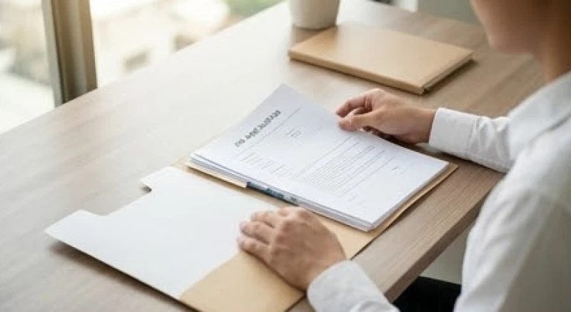 Mơ thấy đi xin việc: Giải mã điềm báo & hướng xử lý thực tế 2 Một người trẻ đang cẩn thận chuẩn bị hồ sơ phỏng vấn phản ánh khao khát thay đổi công việc