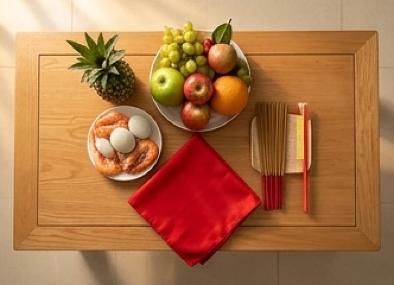 Văn khấn hạ bàn thờ để chuyển nhà: Bài cúng chuẩn và cách hạ đồ 1 Gia chủ sắm sửa mâm lễ vật và màng bọc cẩn thận để chuẩn bị nghi thức hạ bàn thờ sang nhà mới