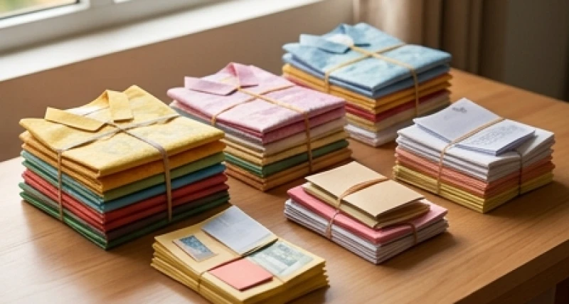 Văn khấn gửi đồ cho người âm: Cách ghi sớ và bài khấn chuẩn 2 Quần áo vàng mã và các đồ dùng cá nhân bằng giấy được xếp riêng biệt thành từng bộ
