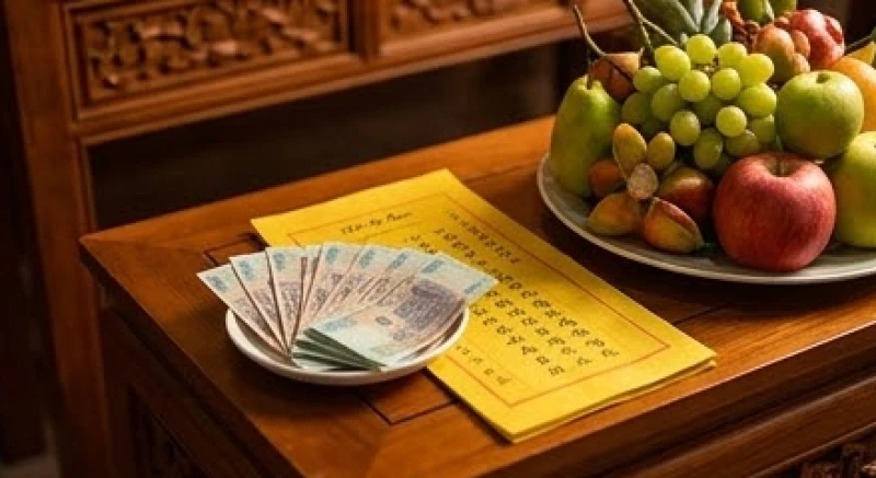Chuẩn bị sẵn các tờ tiền mệnh giá nhỏ cùng mâm lễ cơ bản trước khi đi lễ chùa