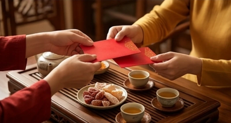 Tuổi Mùi kiêng gì trong ngày Tết: Phân tích theo từng nạp âm 6 Gia chủ vui vẻ đón khách đến xông đất chúc Tết và trao gửi những phong bao lì xì đỏ may mắn đầu năm