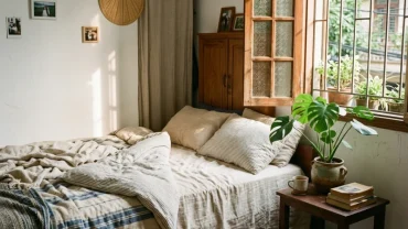 Hình ảnh phòng ngủ ngăn nắp với thắc mắc chuột bò lên giường là điềm gì dưới góc nhìn phong thủy