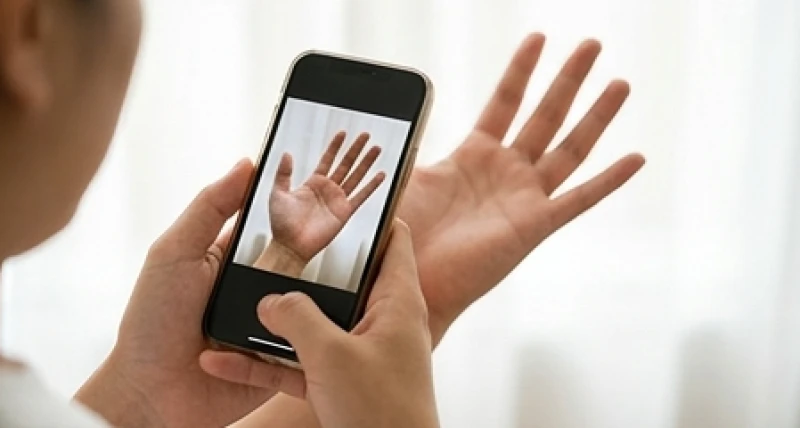 Đường tâm đạo ngắn: Mốc nhận diện chuẩn và cách hóa giải 6 Dùng điện thoại thông minh chụp lại lòng bàn tay để theo dõi sự thay đổi của chỉ tay