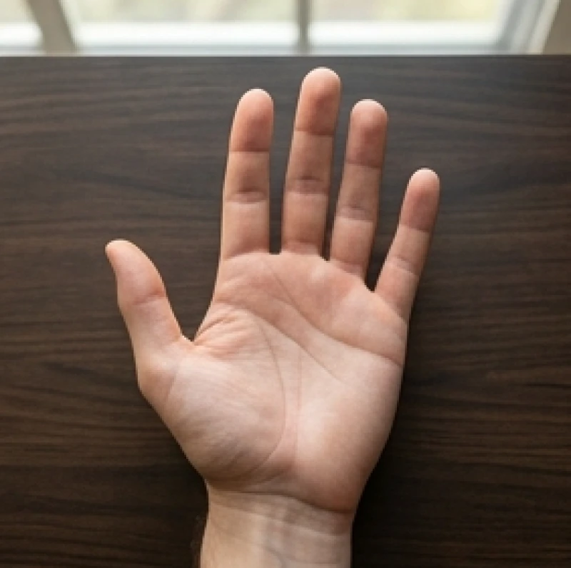 Xem chỉ tay là gì: Nguồn gốc, 4 đường chính và cách dùng AI 10 Bàn tay xòe phẳng tự nhiên trên mặt nền tối màu dưới ánh sáng tự nhiên để chụp ảnh