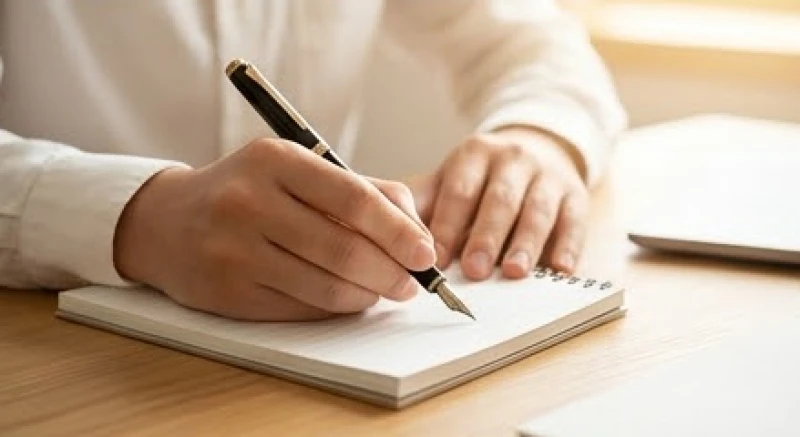 Đường sự nghiệp bị đứt đoạn: Ý nghĩa mốc tuổi và cách cải vận 4 Bàn tay người trẻ tuổi ghi chép tự tin các bản thảo định hướng mới trên bàn làm việc gọn gàng