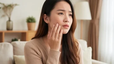 Người phụ nữ Việt Nam băn khoăn cơ mặt giật là điềm gì khi đang xoa bóp nhẹ nhàng vùng gò má
