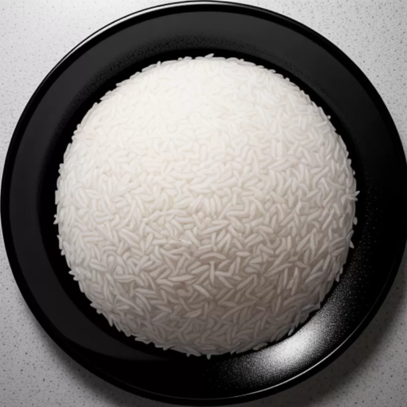 Scattered White Rice