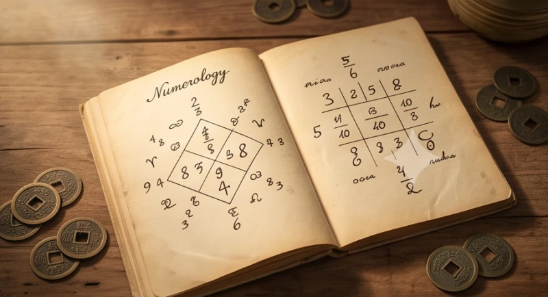 Mơ thấy heo: Giải mã điềm báo, mẹo hóa giải & con số may mắn 8 Cuốn sổ tay ghi chú những con số phong thủy tài lộc nằm cạnh những đồng xu đồng cổ trang trí