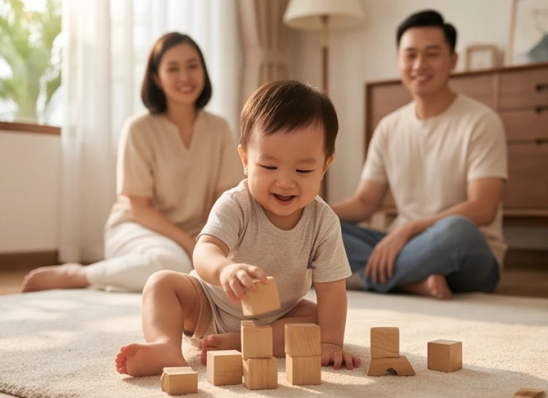 Tuổi Tý hợp sinh con tuổi gì: bộ quy tắc ngũ hành và hóa giải 2 Trẻ nhỏ vui đùa thể hiện năng lượng tích cực khi bố mẹ tuổi Tý sinh con tuổi Thân hoặc Thìn