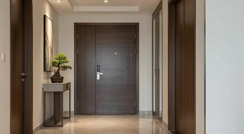 Hướng Cửa Chính Hợp Tuổi Mão: Đo La Bàn & Kích Thước Lỗ Ban 12 Cửa ra vào căn hộ mở về hướng Đông Bắc đón tài lộc cho nữ Đinh Mão