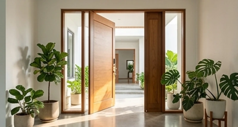 Hướng cửa chính hợp tuổi Tuất: Bảng tra 5 can chi và hóa giải 2 Thiết kế cửa đại môn xoay về hướng Sinh Khí giúp gia chủ tuổi Tuất đón nhận nhiều tài lộc