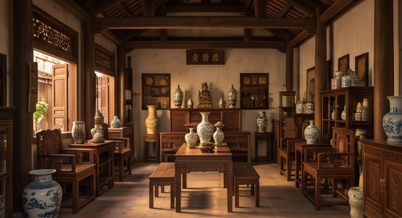 Mơ thấy đồ cổ: Giải mã điềm báo, bảng tra số và cách hóa giải 3 Không gian bên trong cửa hàng trưng bày đồ cổ phản ánh giấc mơ thấy đồ cổ