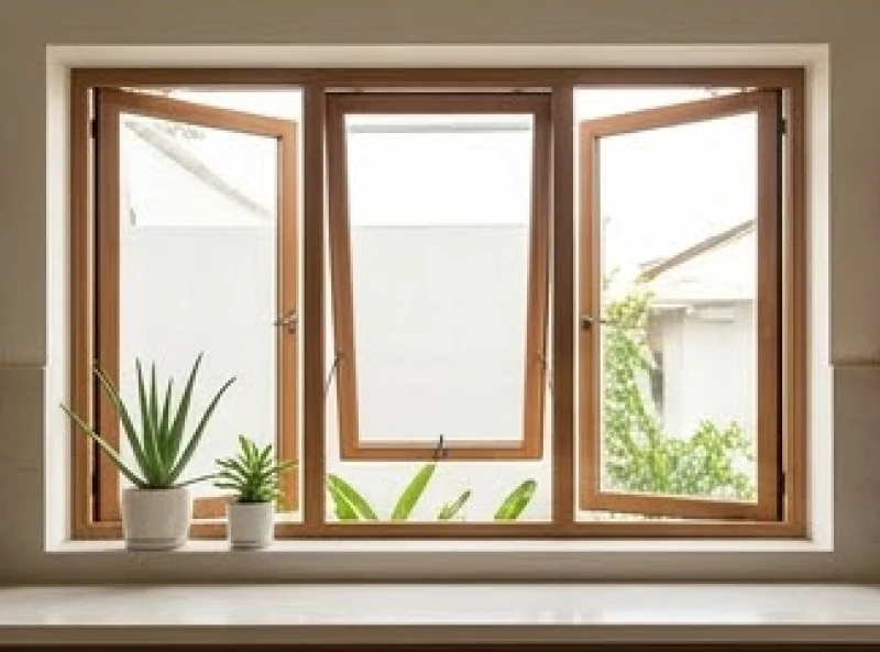 Hướng bếp hợp tuổi Hợi: Kích thước Lỗ Ban & mẹo hóa giải 8 Cửa sổ lớn trong nhà bếp mở rộng đón gió kết hợp cây xanh giúp luân chuyển và xua tan sát khí ngột ngạt