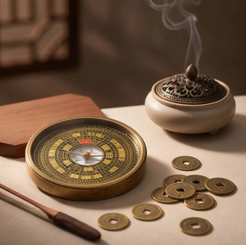 Bố cục phong thủy tĩnh lặng phản ánh năng lượng của cục diện Hại Thái Tuế tác động đến tài chính