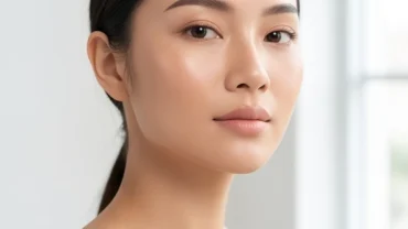 Khuôn mặt tươi sáng thể hiện rõ cung điền trạch trên khuôn mặt đầy đặn mang lại vận may bất động sản