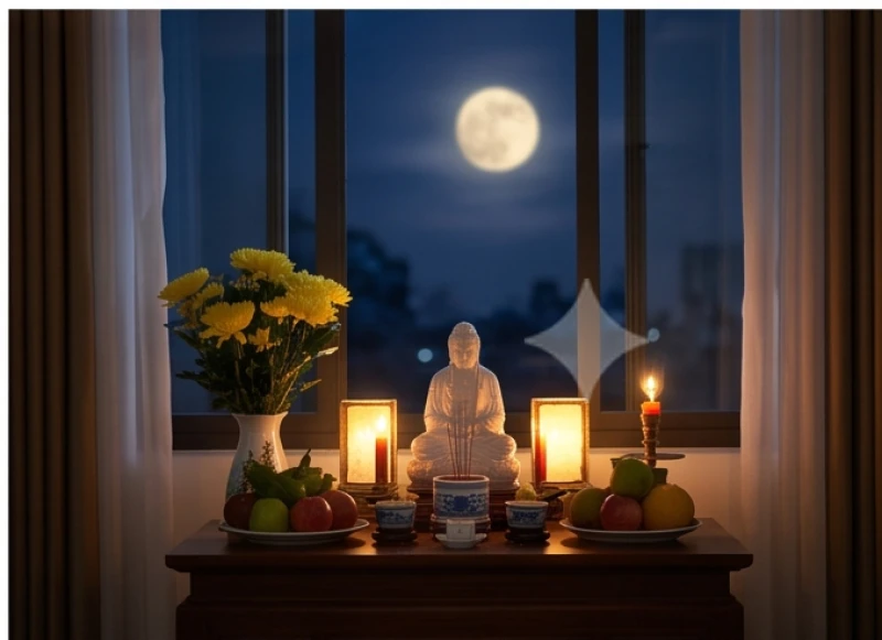 Văn khấn cầu an tại nhà: Bài khấn chuẩn và nghi thức bài bản 11 Mâm lễ cúng ngày Rằm tháng Giêng đặt trang trọng để dâng sao giải hạn và cầu bình an